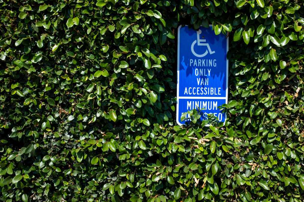 disabled parking sign