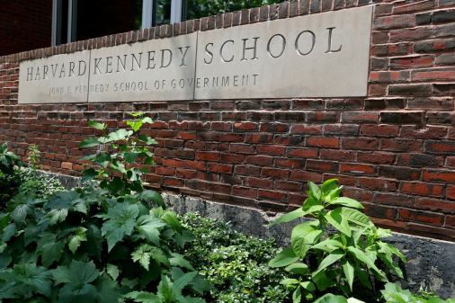 Harvard Kennedy School sign